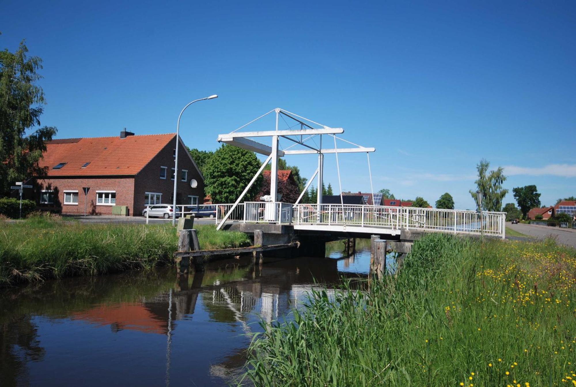 Ferienwohnung Kanalblick 35520 Uplengen Esterno foto